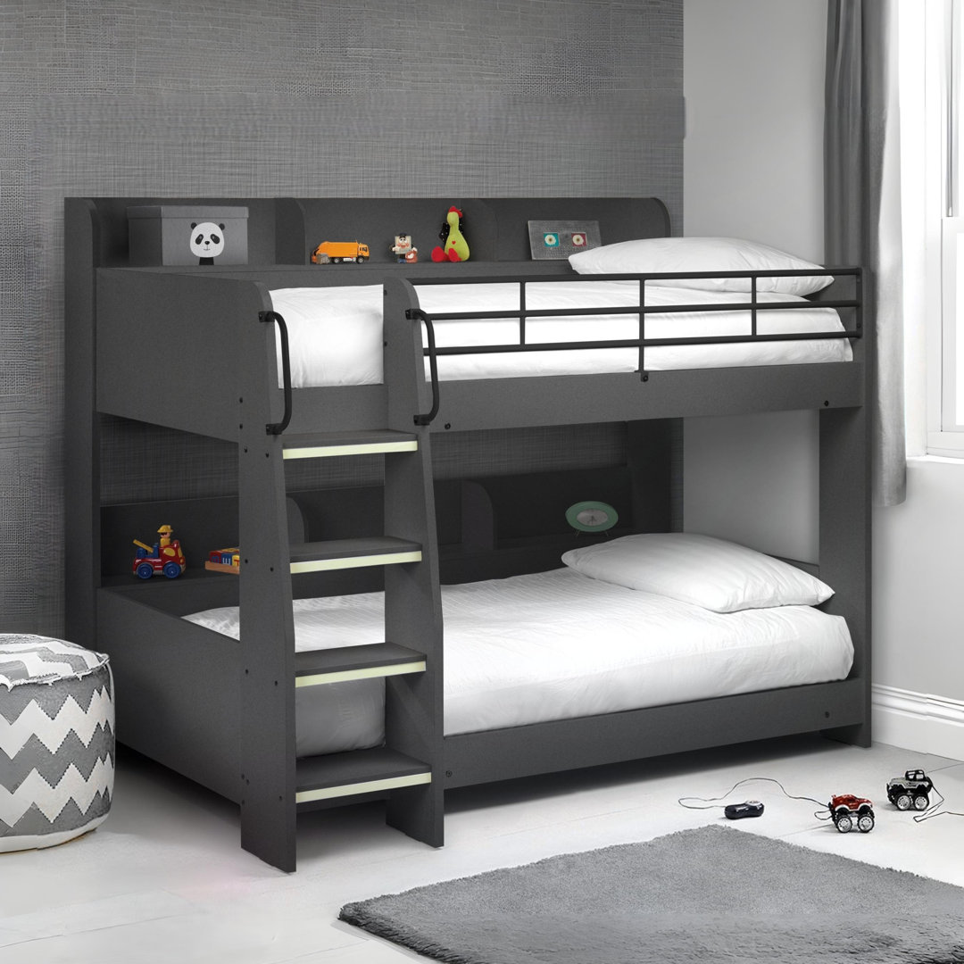 Abby Single (3') Standard Bunk Bed with Bookcase
