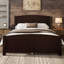 Lit plateforme double en bois massif avec lattes de soutien, structure solide, aucun sommier nécessaire, finition espresso-1172599393-1172599392