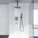 Complete Shower System Ceiling Mounted Dual Shower Head with Rough-in Valve