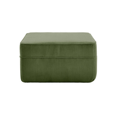 Martha Ottoman Corduroy -Green