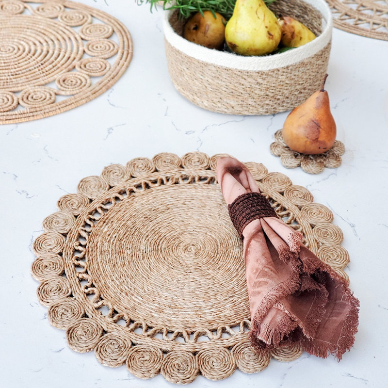 Napperon en jute (ensemble de 2)