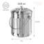 Stainless Steel Countertop Compost Pail (3.8 Lt, 128 Oz)