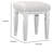 Solid + Manufactured Wood Accent Stool