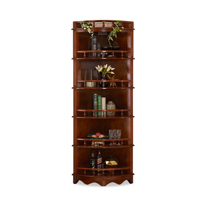 Nut-brown Solid Wood Display Cases