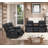 Avrielle Leather Power Reclining Living Room Set Reclining Sofa + Loveseat 2-piece Set-114112109
