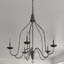 Lustre 5 lumières façon bougie Crudden