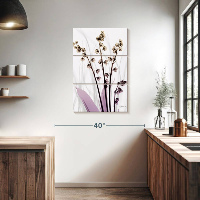Harnek muguet en fleur, H 38 po x l 24 po