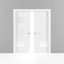 Portes blanches en verre givré Sete-58145239