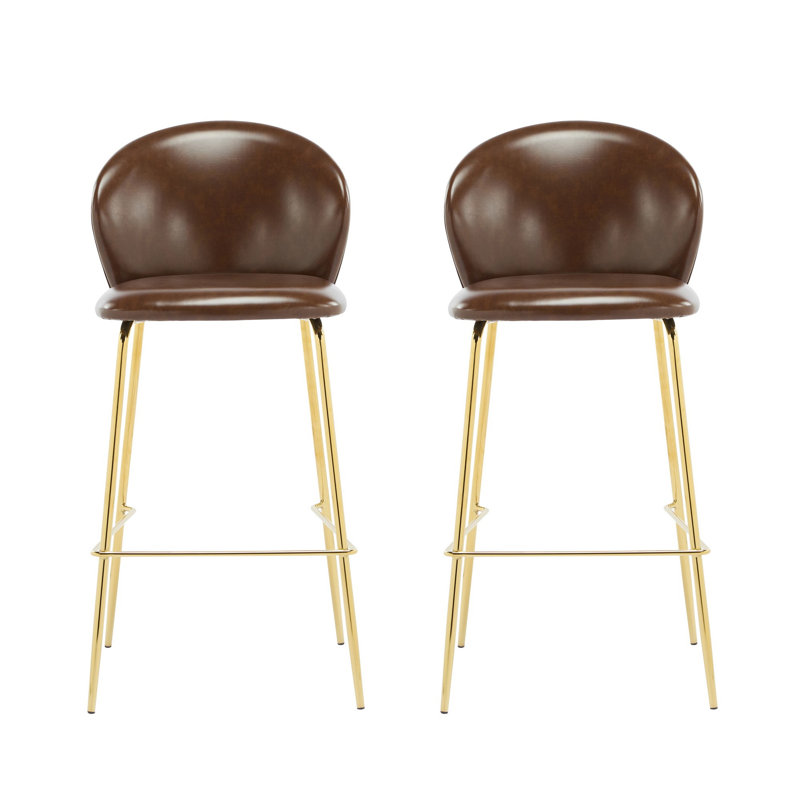 Tabouret de bar en similicuir Kira