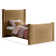 Lit plateforme tapissier Elias