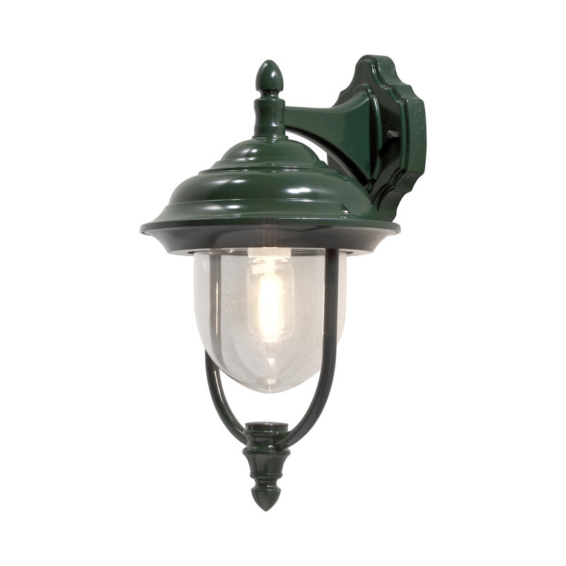 Parma Outdoor Wall Lantern, Green