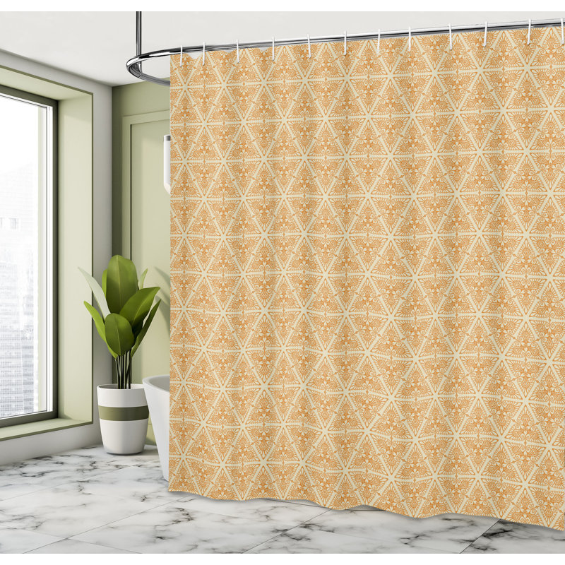 Ensemble de rideau de douche + crochets, H 75 po x l 69 po, Vert pomme