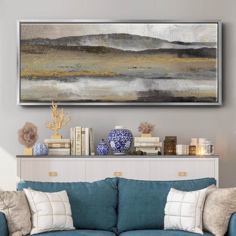 Rolling Hills- Framed Canvas, 20" H x 50" W