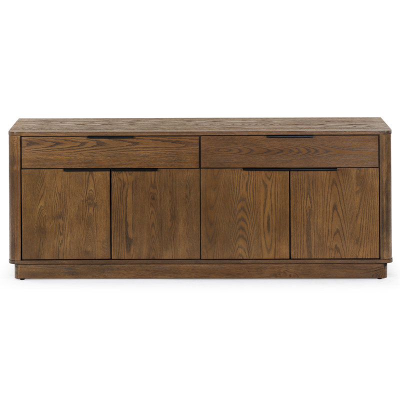 Gabrietta Media Console TV Stand, Medium Oak