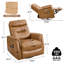 Fauteuil inclinable en similicuir Detine-1419506535