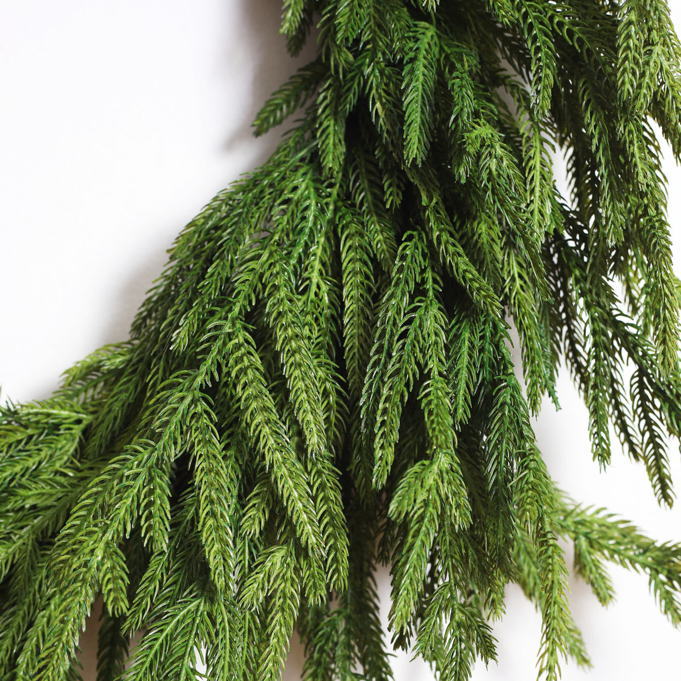 Faux Pine Wreath, 24" W x 24" H x 5" D
