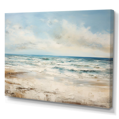 «Normandys Beach In France III» sur toile