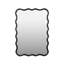 Miroir rectangulaire ondulé en bois massif 40 po x 28 po, décoration murale moderne pour salle de bain, chambre à coucher, salon, salle à manger, vestiaire, vestibule-2095216654