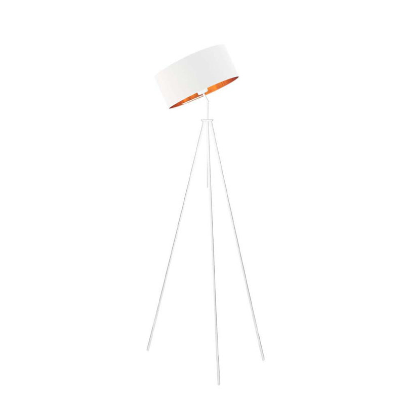 Scholl 145cm Tripod Floor Lamp, White, White