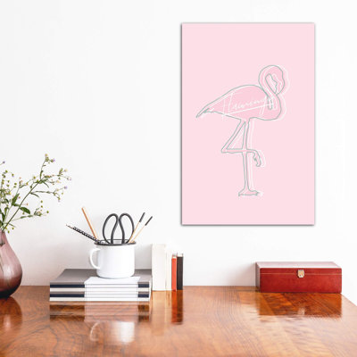 «Be You Flamingo», reproduction d'impression