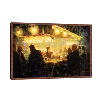 A Night Out With Friends by Christopher Clark - Painting on Canvas