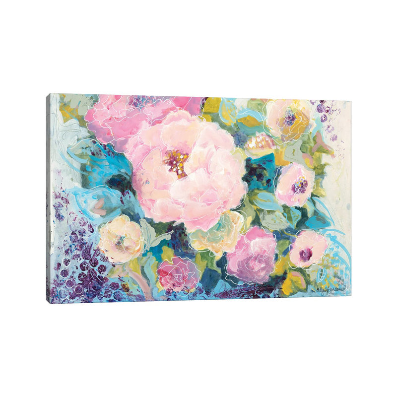 Fresh Florals by Jennifer Holden - Wrapped Canvas Print, 20.32 cm H x 30.48 cm W
