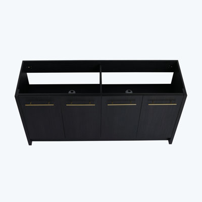58.69'' Double Bathroom Vanity Base Only