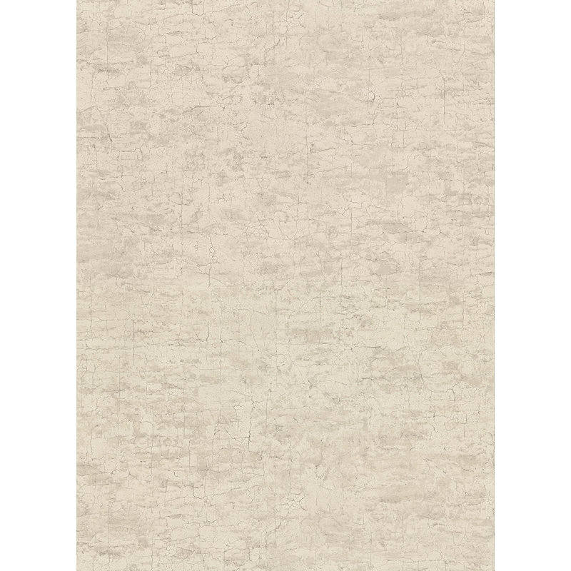 Rouleau de papier peint simili plâtre L 27 pi x l 27 po, Taupe