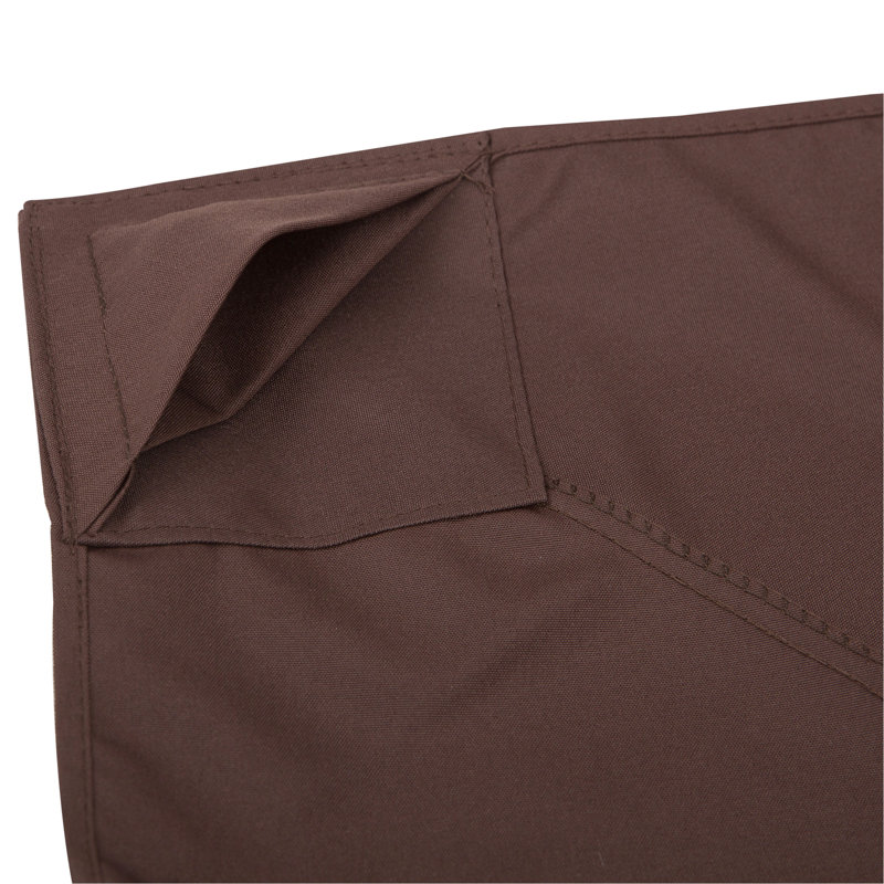 Auvent de remplacement pour abri de jardin 9,83 pi X, 2 housses de protection solaire, café, pour 01-0153 et 100100-076 Auvent de remplacement 9,8 pi, tissu de blocage