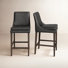 Niara Rectangle Faux Leather Bar & Counter Stool