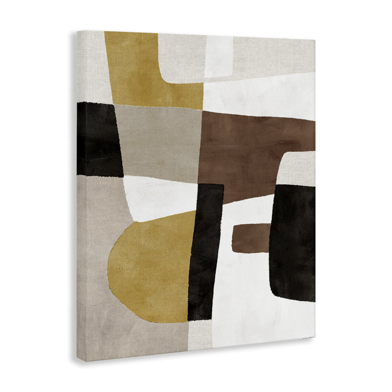 Toiles abstraites dans des tons de terre, design par Amber Sterling, H 48 po x l 36 po
