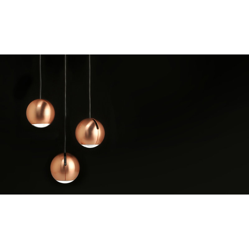 Bo-La - 114.19 Inch 7W 1 LED Suspension, Black, Black/Opal