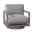 Tanah Teak Swivel Patio Chair with Cushions-57337742