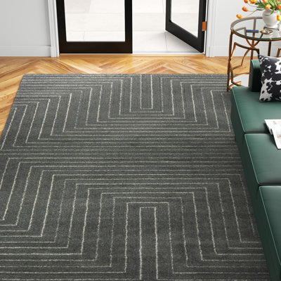 Tapis gris anthracite Joyce