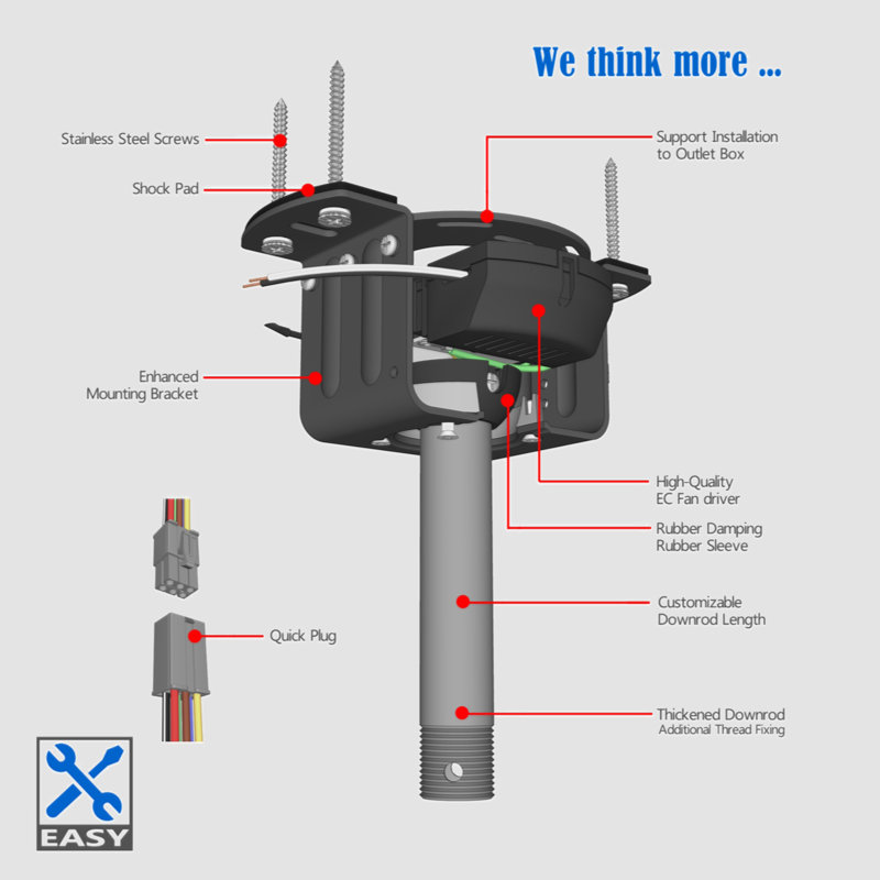 Kyrstin 28'' Ceiling Fan with LED Lights