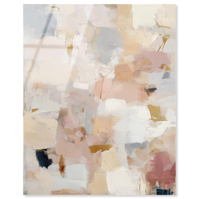 Aura of Beige Acrylic Print Neutral Abstract Art by Art Remedy