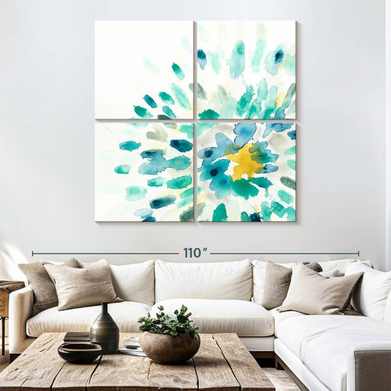 Avery Starburst Floral II, H 74 po x l 74 po