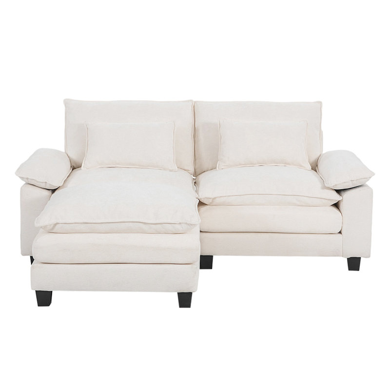 2 Seater Sofa, White