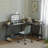 Latravion L-Shaped Steel Computer Desk-435630807