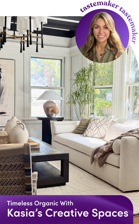 Tastemaker Kasia's Creative Spaces: Timeless Organic With