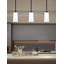 Suspension Arrigo Stem Hung Mini présentée en finition noir mat avec verre opale blanc de 12,7 cm de largeur x 24,8 cm de hauteur