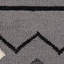 Tapis gris colombe en laine fabriqué à la main Oneil Southwestern Kilim-28662034