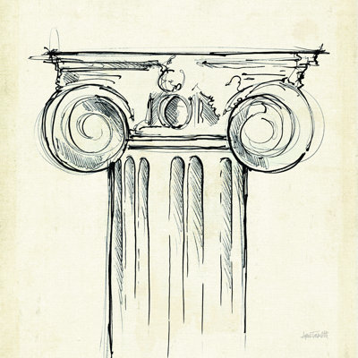 Croquis de musée VII, blanc cassé