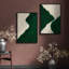 Art mural encadré, rétro, antique, classique pour chambre à coucher - 16 po x 24 po x 2 panneaux-902634729-902634731