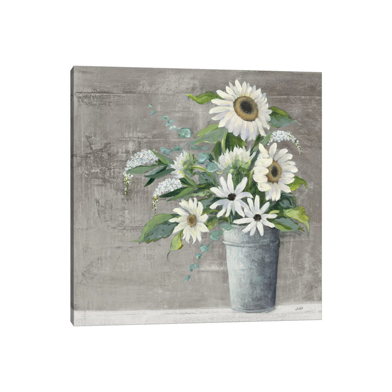 Late Summer Bouquet II Rustic by Julia Purinton - Wrapped Canvas Print, 93.98cm H x 93.98cm W