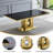 Faux Marble Top Pedestal Dining Set-741975588-741975608-739520080