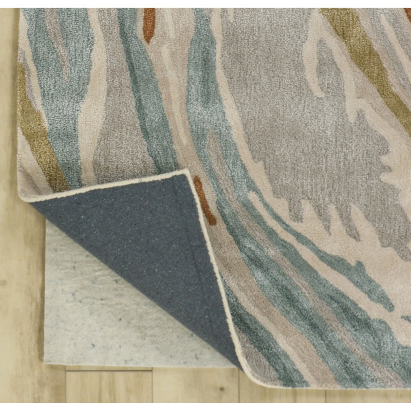 Tapis en laine / touffeté à la main Tencel, 9 pi 9 po x 12 pi 9 po