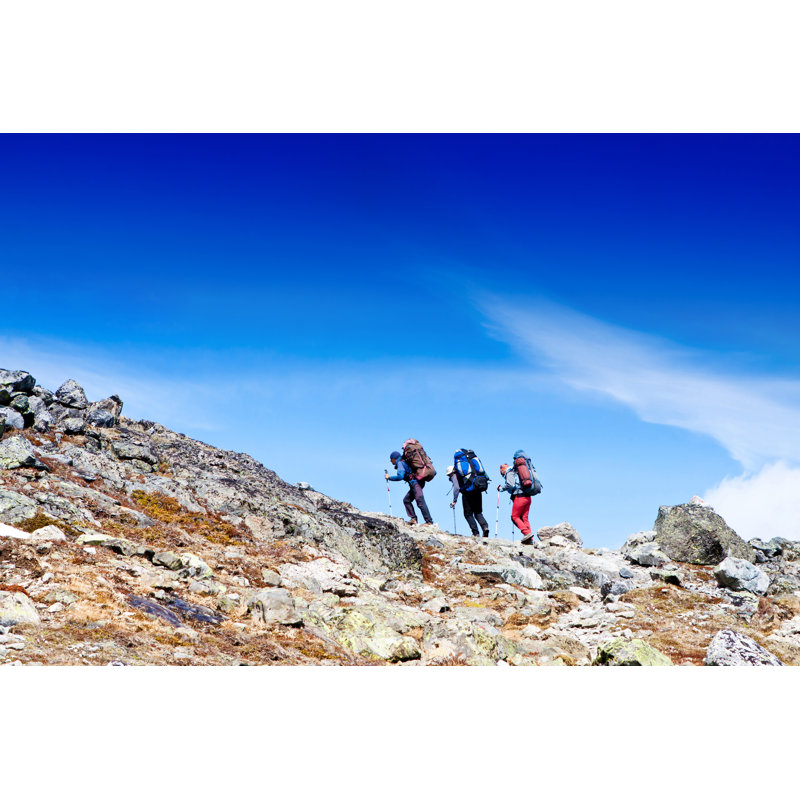 Mountaineering - Wrapped Canvas Print, 20cm H x 30cm W x 3.8cm D