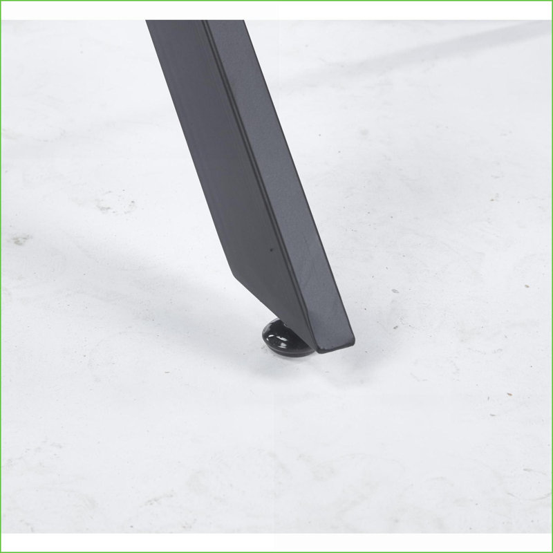 Table basse moderne en verre trempé avec pieds croisés en métal - Salon, facile à nettoyer et stable, Noir