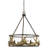 Los Angeles 6 - Light Dimmable Wagon Wheel Chandelier